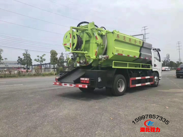 国六排放东风小多利卡清洗吸污车 国六排放东风小多利卡清洗吸污车